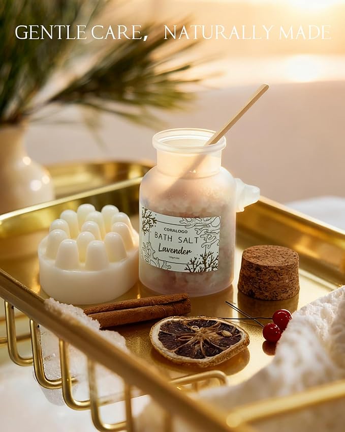 Coralogo Spa Gift Baskets for Women - Get Well Soon, Self Care, Relaxing Sunflower Gift Basket, 11pcs Spa Sets for Women, Luxury Gifts for Birthday Christmas Valentines Day Mothers Day