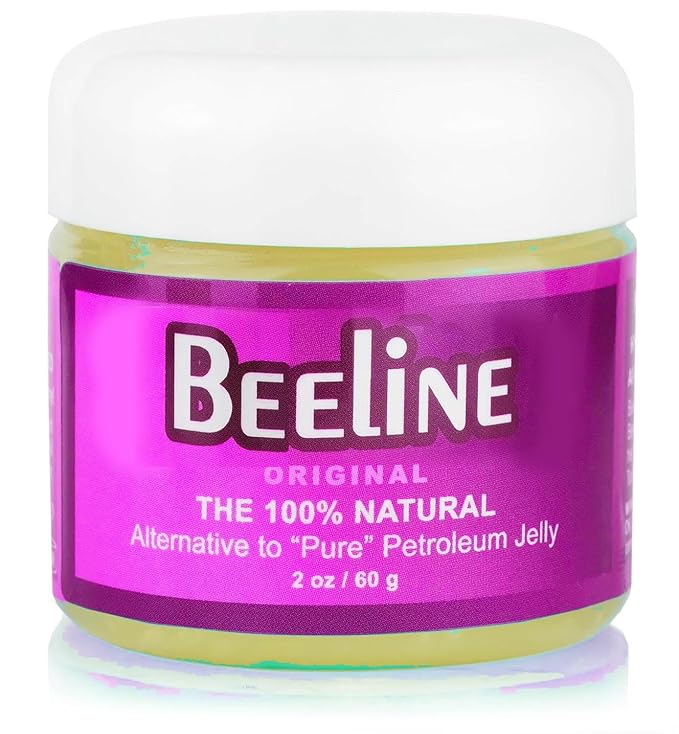 Beeline Original - 100% Natural & Hypoallergenic Alternative to Petroleum Jelly - Lips, Hands, Baby, Makeup Remover and More (2 oz)