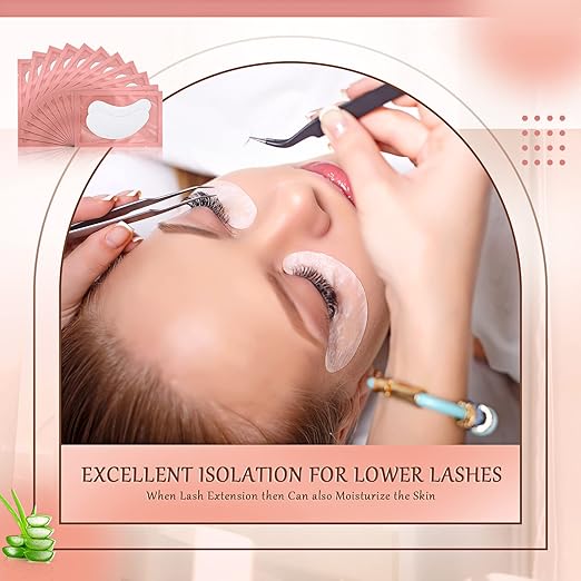 120 Pairs Under Eye Gel Pads Natural Eyelash Extension Gel Pads Patches Kit for Eyelash Extension Supplies Bulk Beauty Tools, Fit Most Eye Shape