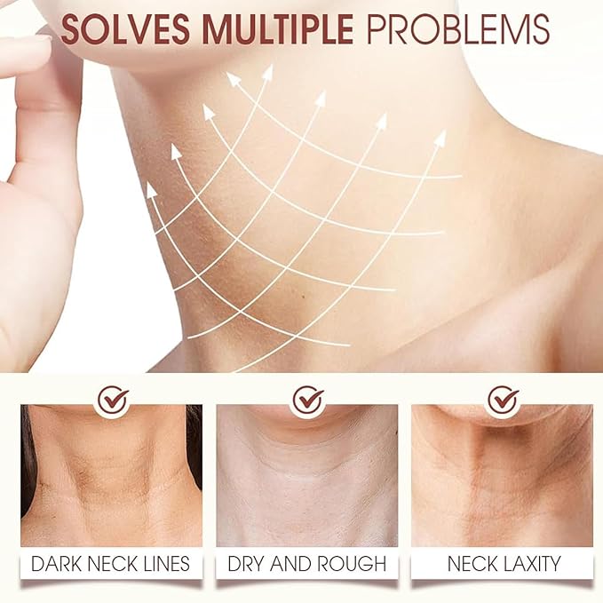 Ah-8 Firming Neck Cream, Beauty Neck Cream With Roller, Ah8 Moisturizing & Tightening Lotion Cosmetic Skin Repair.