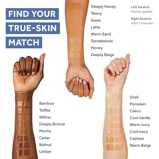 No7 Lift & Luminate Triple Action Serum Foundation - Liquid Makeup with SPF 15 for a Dewy, Glowy Base - Radiant Formula for Mature Skin - Cashew (30ml)