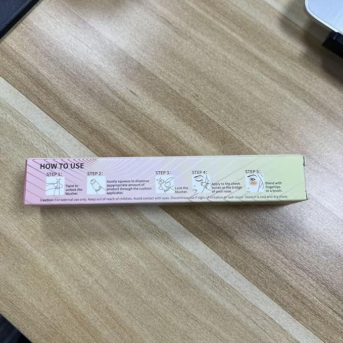 Contour Stick With Cushion Applicator, Liquid Wand, Cream Smooth, Bronzer Stick Lightweight for Face, Vegan & Cruelty-Free (02#Fair/Medium, 12ML)