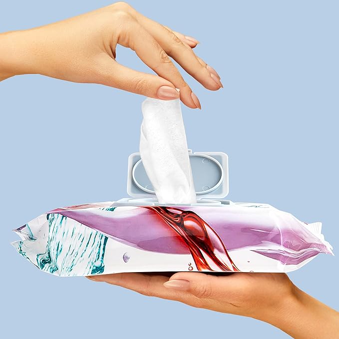 Body Prescription Makeup Cleansing Wipes - Gentle and Effective Face Wipes, 50 Count (Pack of 3), Retinol
