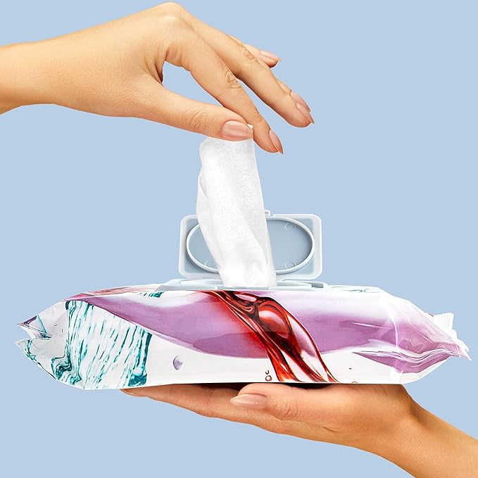 Body Prescription Makeup Cleansing Wipes - Gentle and Effective Face Wipes, 50 Count (Pack of 4), Retinol