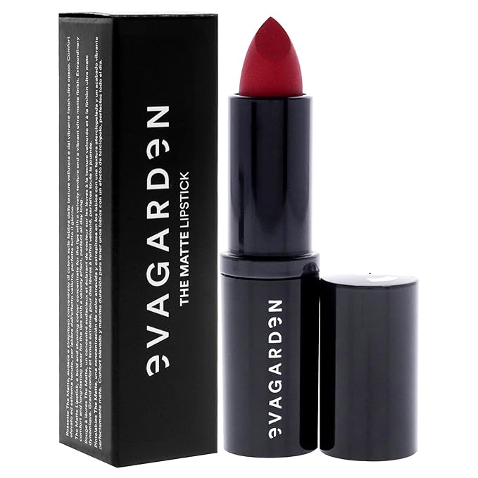 The Matte Lipstick - Velvety Texture and Vibrant Ultra-Matte Finish - Pigmented, Soft and Silky Formula and Smooth Application - Offers Bold Saturated Color - 639 Retro Red - 0.1 oz