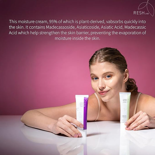 Korean Face Moisturizer for Sensitive Skin – Hydrating Face Cream 50ml | Anti-Redness, Soothing & Lightweight Daily Facial Moisturizer | Non-Greasy Hydration for Dry, Oily & Combination Skin