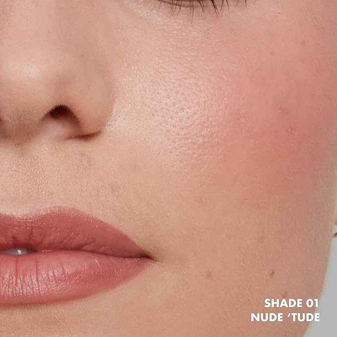 NYX PROFESSIONAL MAKEUP Sweet Cheeks Soft Cheek Tint, Cream Blush - Nude'Tude