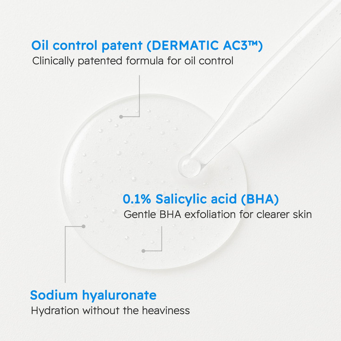 Blissberry Acne Serum 0.1% Salicylic Acid – Gentle Calming Serum for Oily & Acne-Prone Skin, Clears Blackheads & Whiteheads, Reduces Oil & Redness – Hydrating BHA Face Treatment, 0.5 Fl Oz