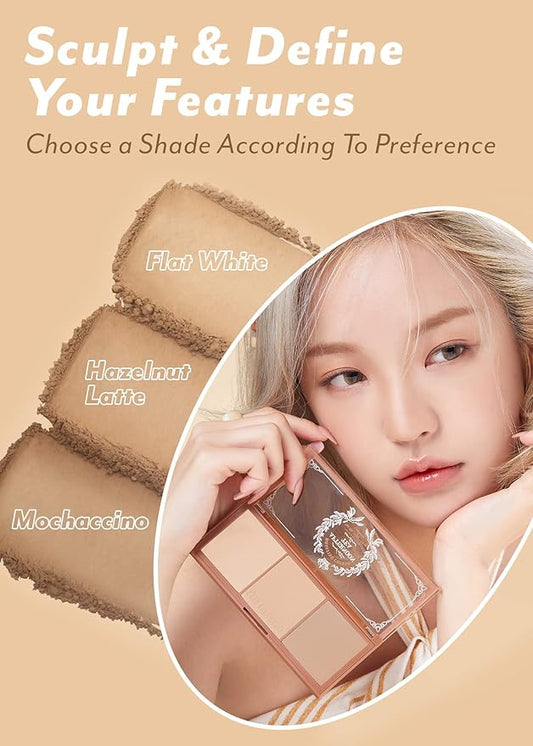 I'm Meme Palette - Afternoon Tea Contour | Roasting Coffee, Bronzer Palette for Face & Cheeks, Matte Powder Bronzer, Natural Makeup, Buildable Coverage, Light to Medium, For Warm Tone Skin, 0.4 Oz