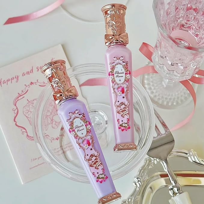 Flower Knows Violet Strawberry Rococo Glowy Lip Gloss,Moisturizing Tinted Lip Oil-Hydrating Lip Makeup for Girls&Women-Vegan & Cruelty-Free-0.12 Fl Oz,1 Count (G04 Blackberry Jam)