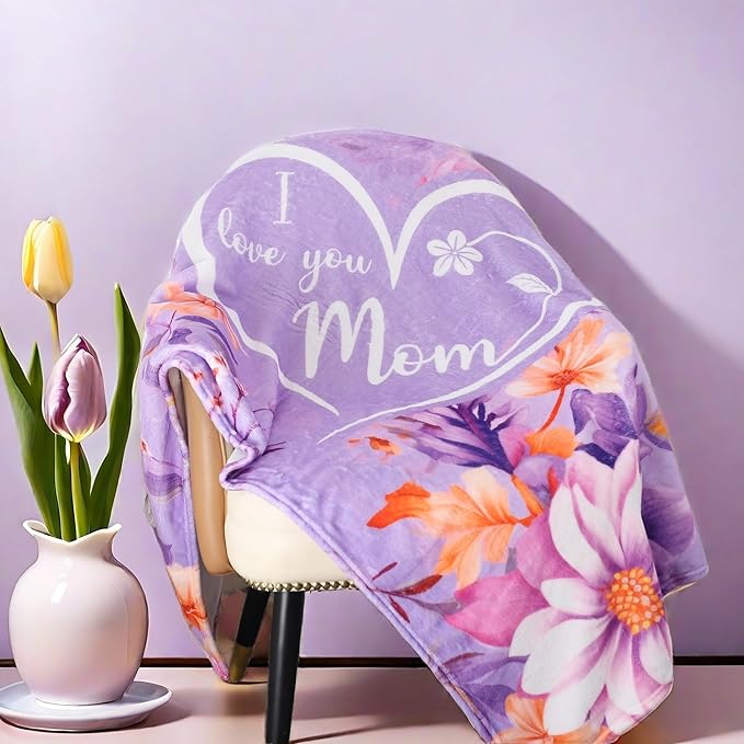 Luxury 10Pcs Mom Gifts Set Basket, Mothers Day Christmas Anniversary Birthday Gifts10Pcs Set for Mom, Mother Spa Skincare Set with Silk Eye Mask Blanket Tumbler, Ideal Gifts for Mother's Day