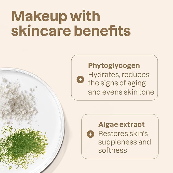 ATTITUDE Oceanly Lightweight Highlighter Stick, Titanium Dioxide-Free, EWG Verified, Plastic-Free, Vegan & Cruelty-free Makeup, Golden Rose, 0.3 Ounces