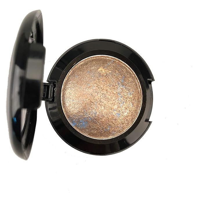 Mallofusa Single Baked Eye Shadow Palette Shimmer Metallic Eyeshadow Powder Makeup in 15 Colors (Madrid Golden)