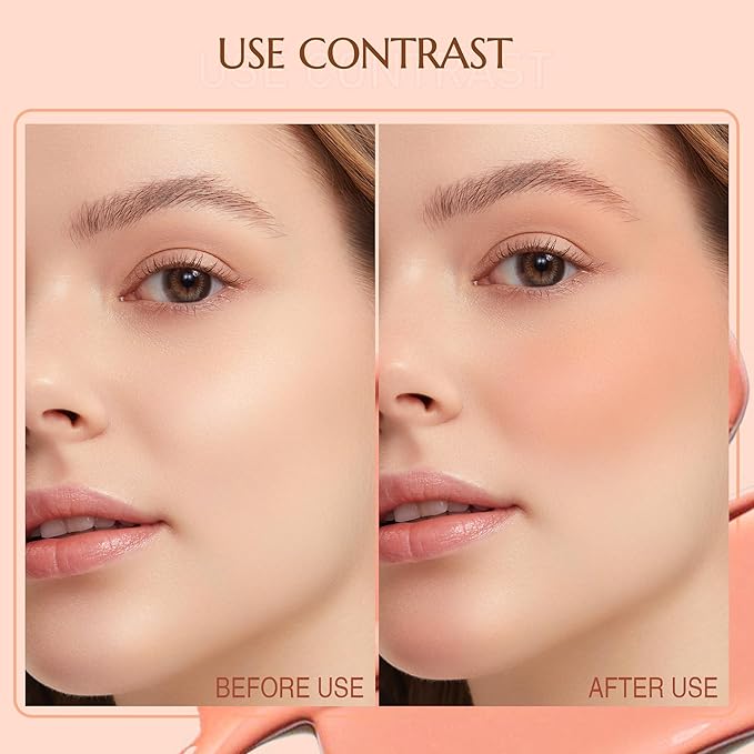 Blush Beauty Wand,Liquid Blush Wand For Radiant,Long-Lasting,Waterproof,Highly Pigmented,Vegan & Cruelty-Free (05#PINK POP, 12ml)