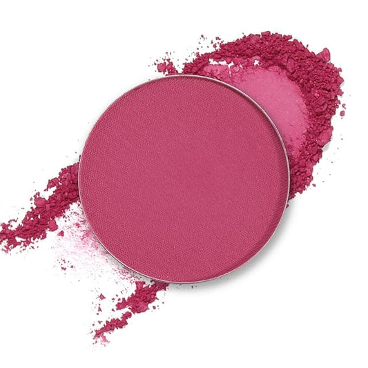 Besame Cosmetics Touch of Pink Powder Blush & Eyeshadow Refill - Fits Signature Compacts Post-2019, Pastel Pink, Safe for Eyes