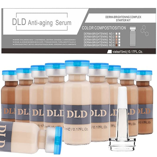 BB Glow Simple Pack BB Glow Essence Microneedle Skin Treatment Kit Essence Foundation Anti-Aging Pigment Skin Care Set 10 Bottles