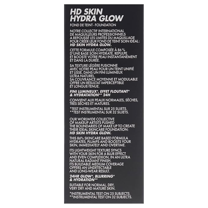 HD Skin Hydra Glow - 1N00 Alabaster by Make Up For Ever for Women - 1 oz Foundation