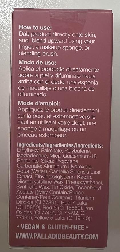 Palladio Liquid Blush for Cheeks & Lips 2-in-1 Makeup Face Blush, Weightless Cream Formula, Smudge Proof Long-Wearing Pigmented Blush, Natural Look Makeup Face Blushes, Shimmer Finish, Dainty