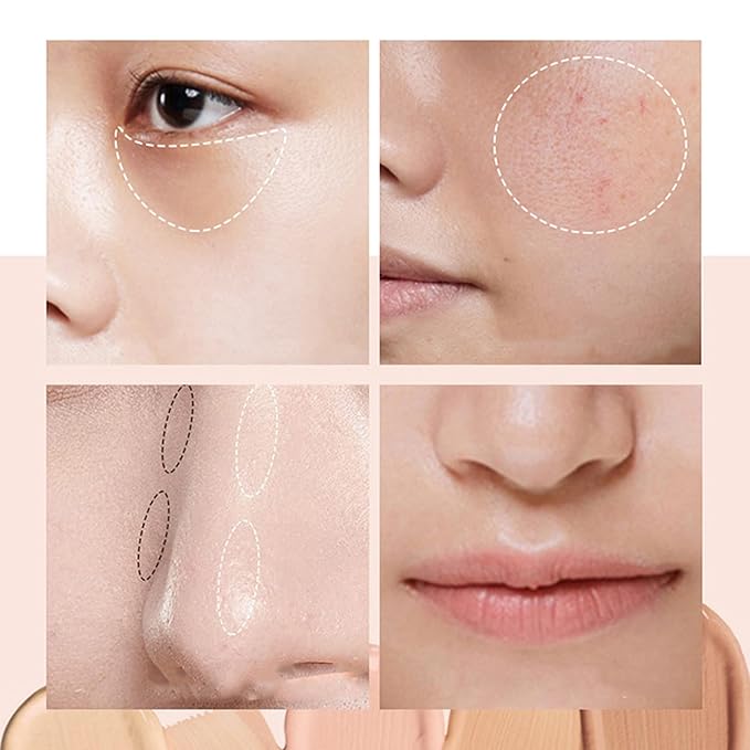 Mallofusa Single Color Face Makeup Concealer Foundation Palette Creamy Moisturizing 0.49oz (Purple)