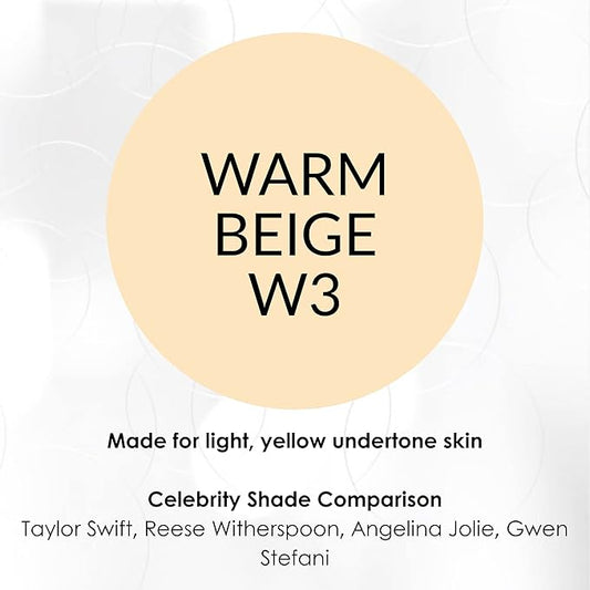 NV BB Perfecting Mist Foundation Buildable Coverage Professional Airbrush Makeup with Plant-based Stem Cell Polypeptides, Vitamins A, D, E and Aloe, 1.5 ounces, Warm Beige