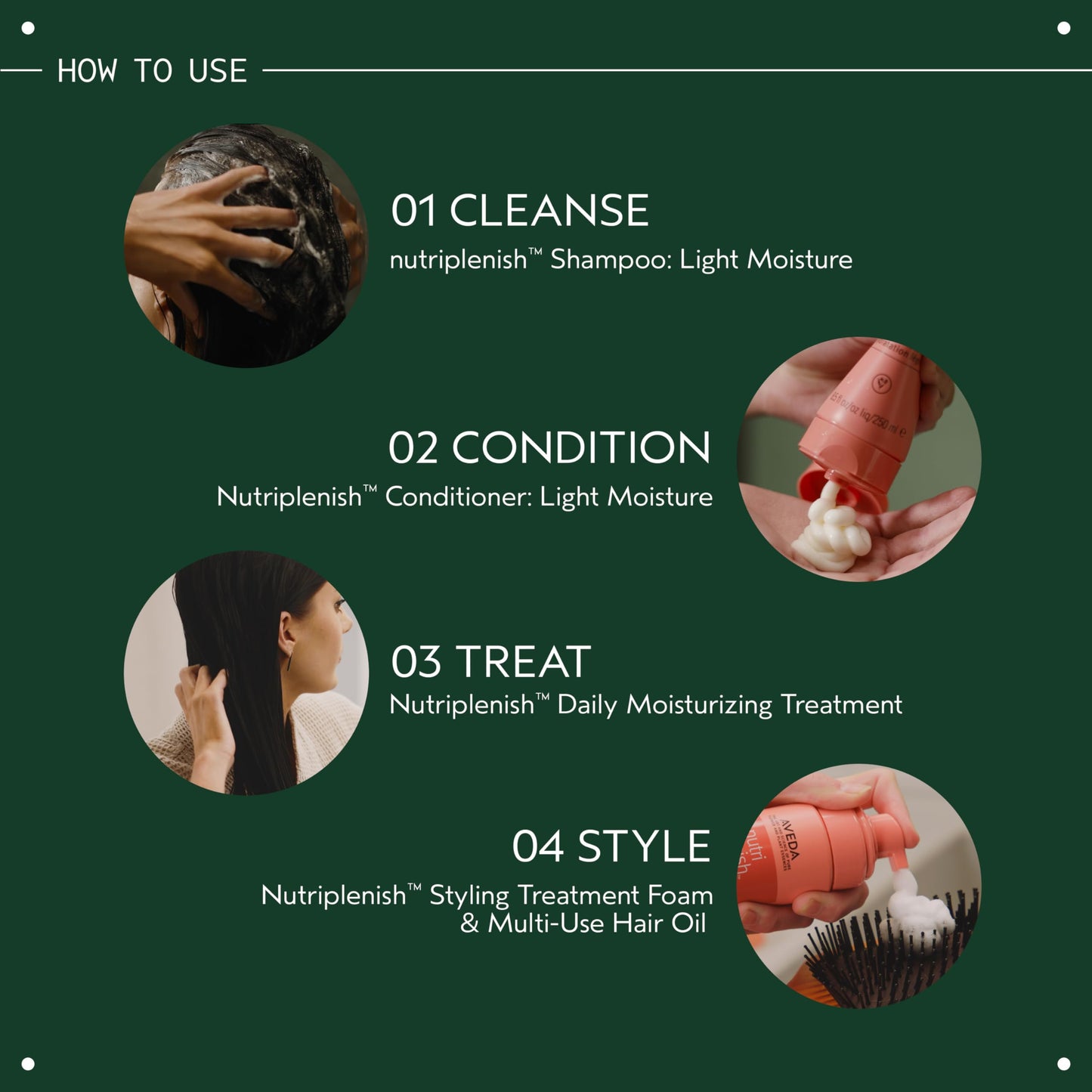 Aveda Nutriplenish Daily Moisturizing Treatment | Leave-In Treatment for Dry Hair | Heat Protection | Organic Pomegranate Oil, Coconut Oil, Mango Butter | 99% Naturally Derived*, 1.3 Fl Oz