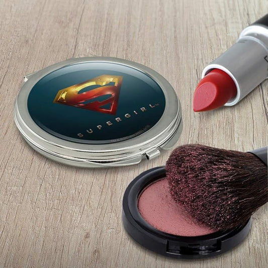 GRAPHICS & MORE Supergirl TV Series Logo Compact Travel Purse Handbag Makeup Mirror