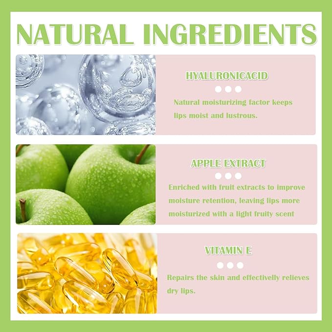 6 Colors Lip Stain Mini Liquid Lipstick,Korean Lip Gloss Moisturizing Lip Tint Makeup, Multi-use Lip and Cheek Tint, Long lasting Non-Stick Cup Lightweight, Vivid Color