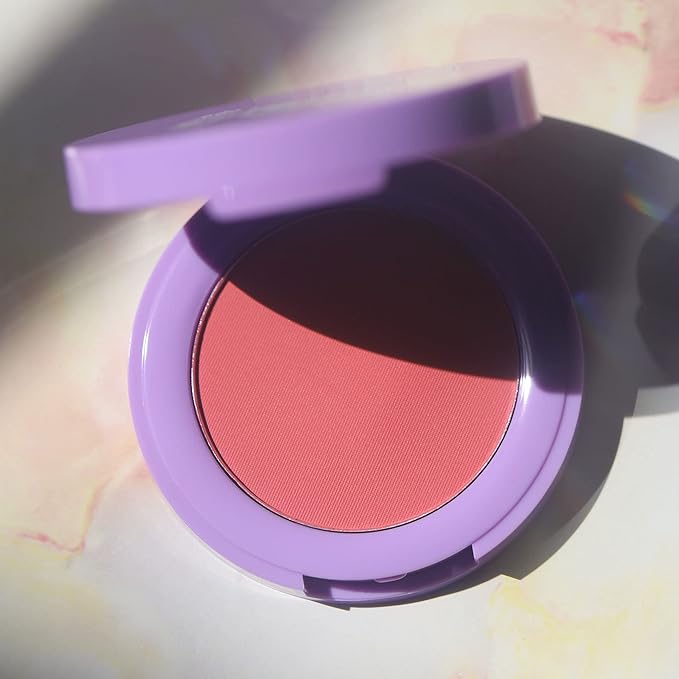 Half Caked In Bloom Powder Blush | vegan & cruelty-free, fragrance-free, highly pigmented, primer-infused | 3.8g (Freshly Squeezed)