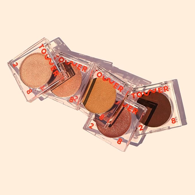 Tower 28 Beauty Bronzino Illuminating Cream Bronzer for Sensitive Skin – Moisturizing, Silicone-Free, Vegan and Cruelty-Free – Color GOLD COAST, Medium Neutral Bronze