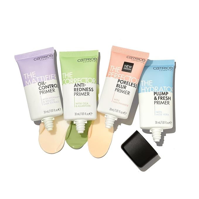 Catrice | HD Foundation 08 & The Perfector Poreless Blur Primer Bundle | Full Coverage Makeup | Vegan & Cruelty Free