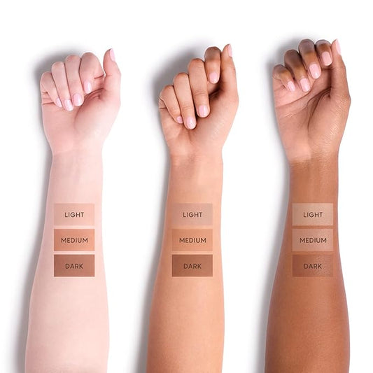 HALEYS Re-sculpt Smoothing Contour Powder (Dark) Lightweight, Non-Caking, Nourishing & Skin-Softening, Infused with Shea Butter & Chamomile Flower Water to Soothe Skin