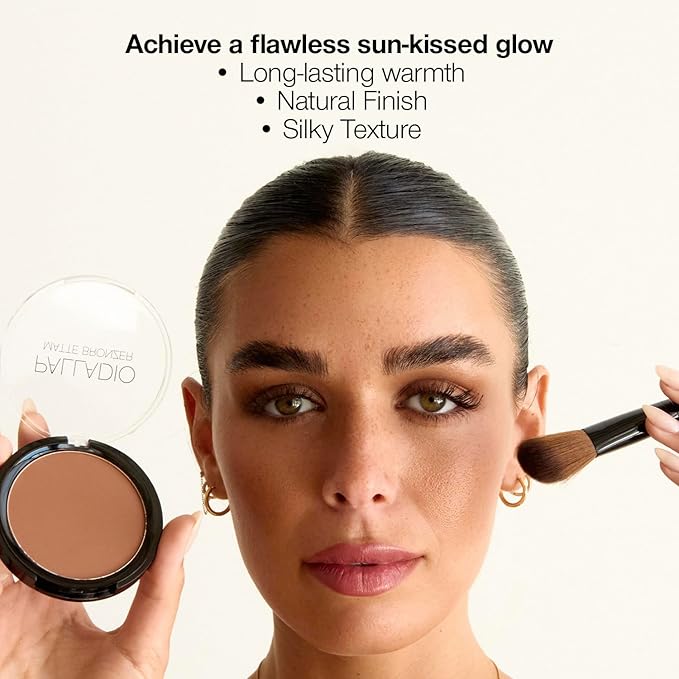 Palladio Matte Bronzer, No Tan Lines