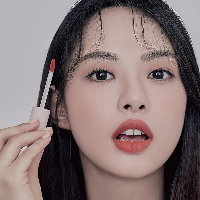 Mellow Velvet Tint Moisturizing Smooth Soft Matte Liquid Lipstick Longwear Lightweight Weightless High Pigment Ink, Pluffy Sweety