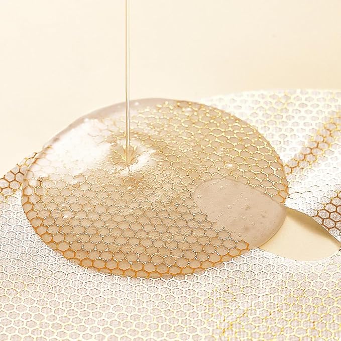 WELLDERMA Propolis 1000 Energy Boosting Sheet Mask – 5 Sheets | Korean Face Mask for Hydration, Vitality & Radiant Care | Infused with Propolis Extract 1,000ppm & Honey