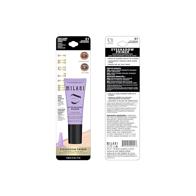 Milani Eyeshadow Primer - Nude (0.3 Fl. Oz.)