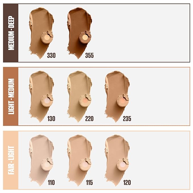 Maybelline Fit Me Shine-Free + Balance Foundation Stick, Multi-Use Face Makeup and Contour Stick For Natural, Matte Coverage, Natural Beige, 1 Count