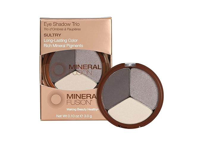 Mineral Fusion Eye Shadow Trio Packaging May Vary, Sultry, 0.1 Ounce