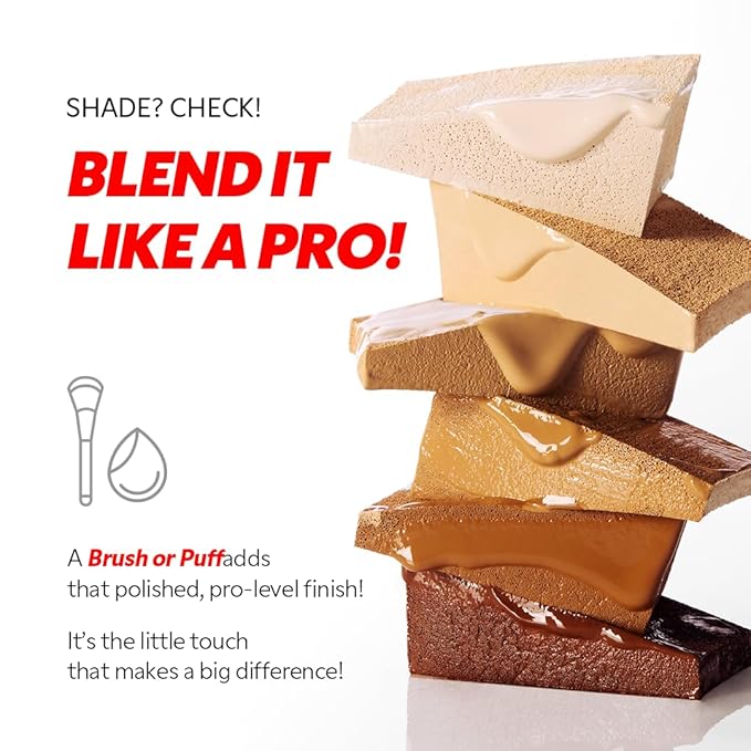 TIRTIR Mask Fit Red FoundationㅣLong Lasting Flawless Coverage, Energy Essence, Lightweight, Hydrating, Pore-Blurring, Breathable Satin Finish, Makeup, Radiant Skin, #25C Cool Taupe, 1.01 Fl Oz