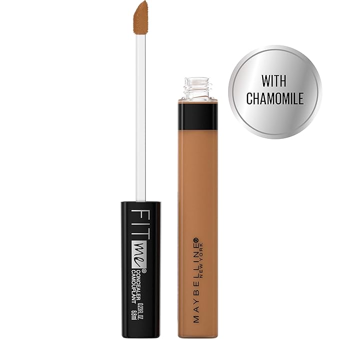 Maybelline Fit Me Liquid Concealer Makeup, Natural Coverage, Oil-free, Tan, 1 Count (Pack of 2)
