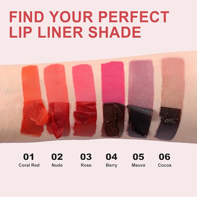 Lip Stain Peel Off - Long Wear Tattoo Lip Liner, Waterproof & Transfer-proof Peel Off Lip Stain with Matte Finish, Lip Tint For All Skin Types (Berry, 1 Count(Pack of 1))