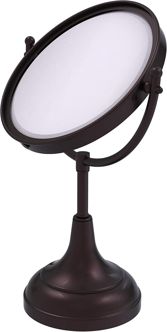 Allied Brass DM-2/3X-ABZ 8-Inch Mirrow with 3X Magnification, 15-Inch H, Antique Bronze
