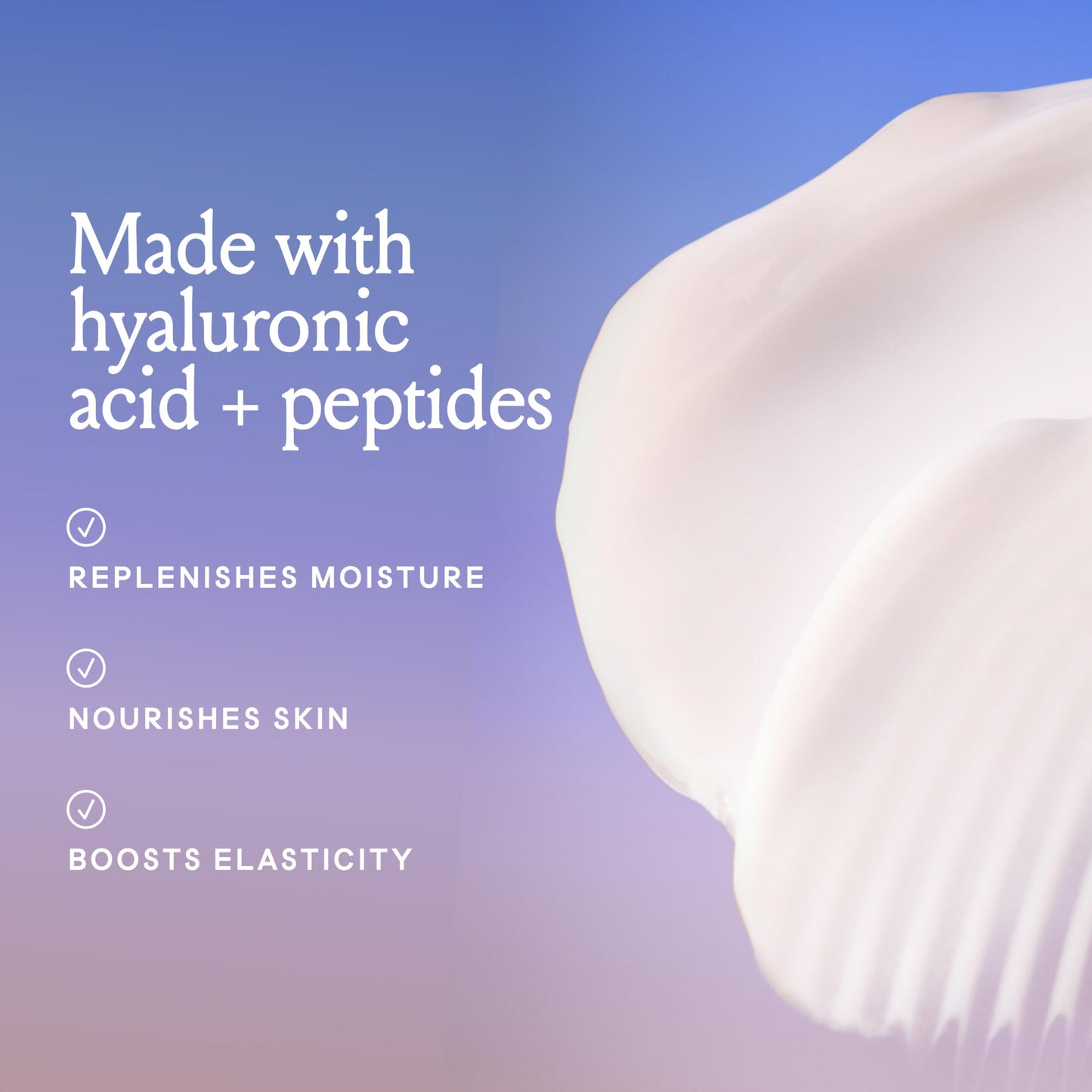 Billie Bounce Hydrating Women's Body Lotion, Vanilla Cedar Scent, with Hyaluronic Acid, 18 fl oz