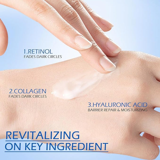 Retinol Eye Cream, Hydrating Under Eye Care Daily Wrinkle Cream,123456789