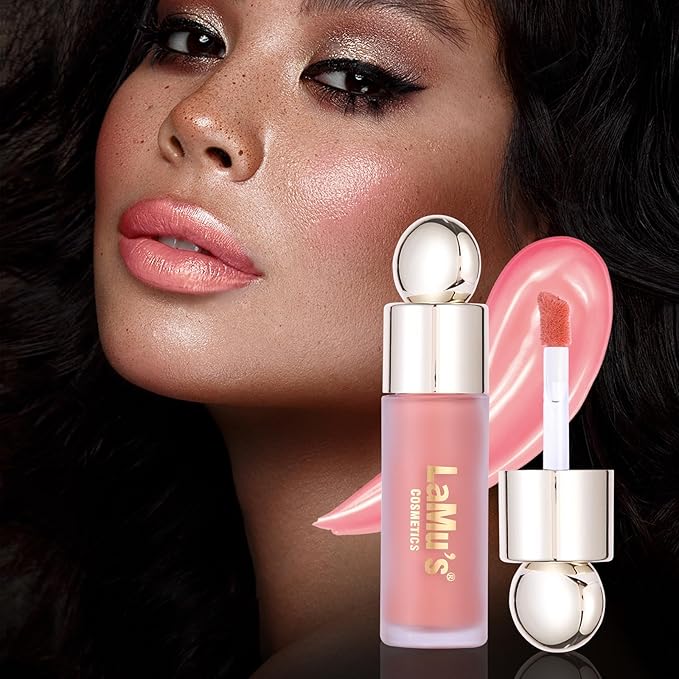 LaMu'S COSMETICS Soft Pinch Weightless Liquid Blush, Long-Lasting Beauty Natural Waterproof Face Liquid Blush For All-Day Wear (Hope-Nude Mauve, 0.25fl.oz/7.5ml)