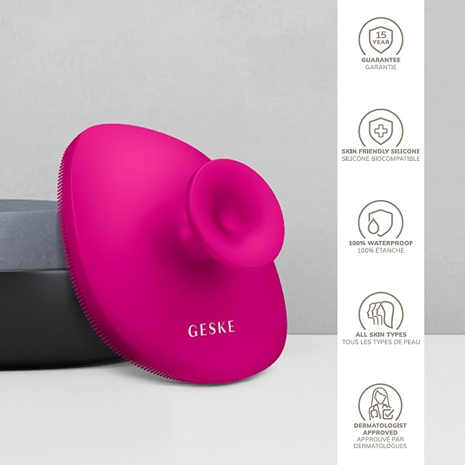 Body Brush | 4 in 1 | Cleansing Brush for The Entire Body | Professional Deep Cleaning | Soft Silicone Bristles | Ergonomic Two-Finger Design | Cleanses & Massages