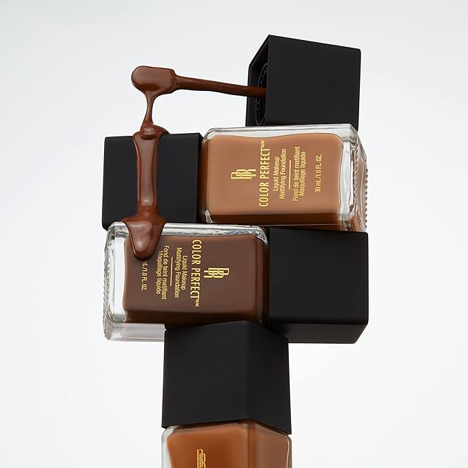 Black Radiance Color Perfect Liquid Full Coverage Foundation Makeup, Espresso, 1 Fluid Ounce (Pack of 2)