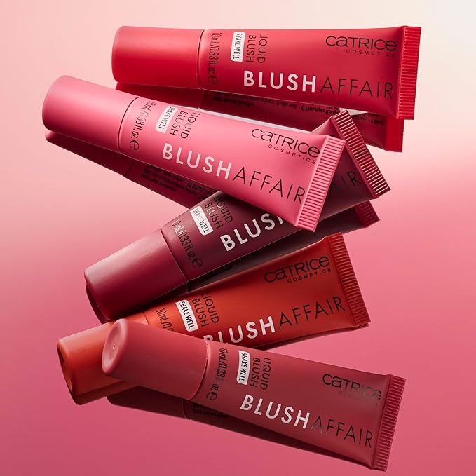 Catrice | Blush Affair Liquid Blush | Long-Lasting & Lightweight Multi-Use Make Up for Cheeks & Lips | Vegan & Cruelty Free | Without Parabens, Gluten, & Preservatives (10 | Pink Feelings)