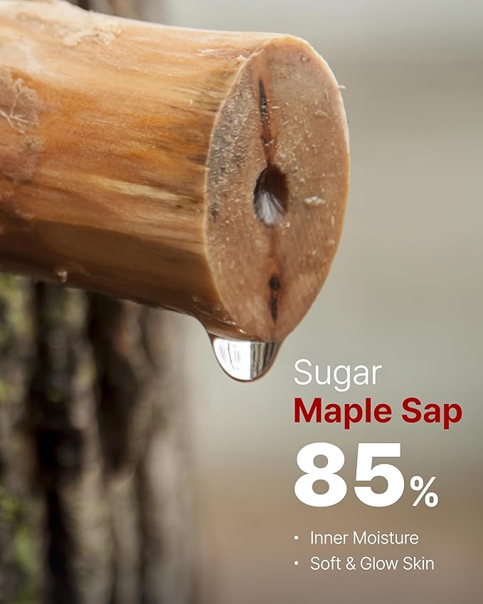 MAY COOP Raw Cream Skin Face Toner – 2-in-1 Toner & Moisturizer with 85% Maple Sap for Deep Hydration, Softening & Nourishing - Korean Skincare, Vegan Clean Beauty, 3.71 fl.oz.