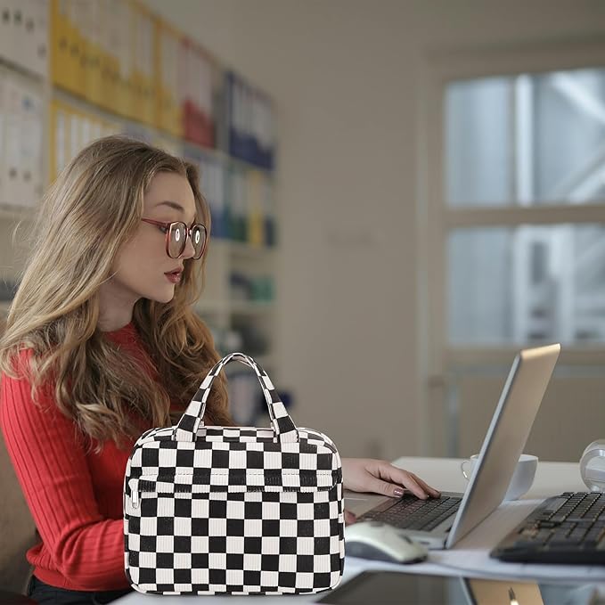 Makeup Bag for Women Cosmetic Bag Large Make Up Organizer Travel Toiletry Bags Waterproof Zipper Tote Pouch Purse for Girls