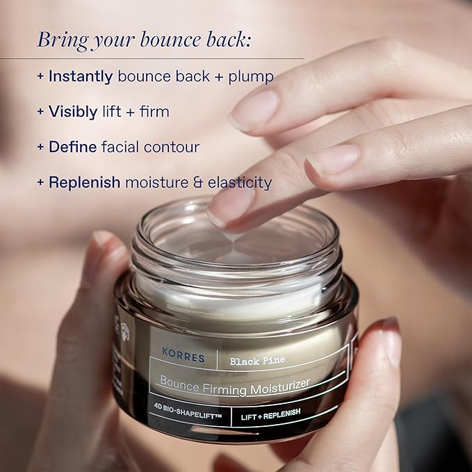 KORRES Black Pine Bounce Firming Moisturizer, 1.35 fl. oz.